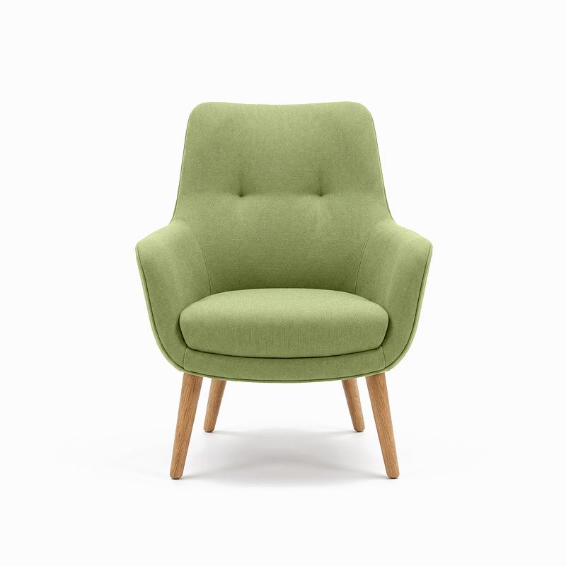 Velvet Lounge Chair