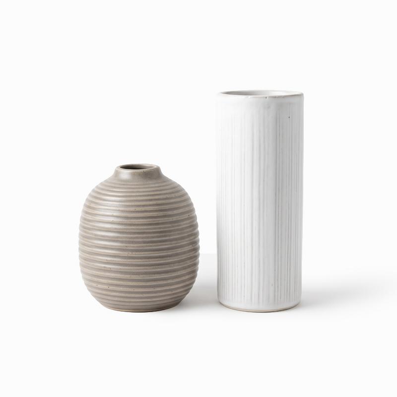 Ceramic Vase Duo